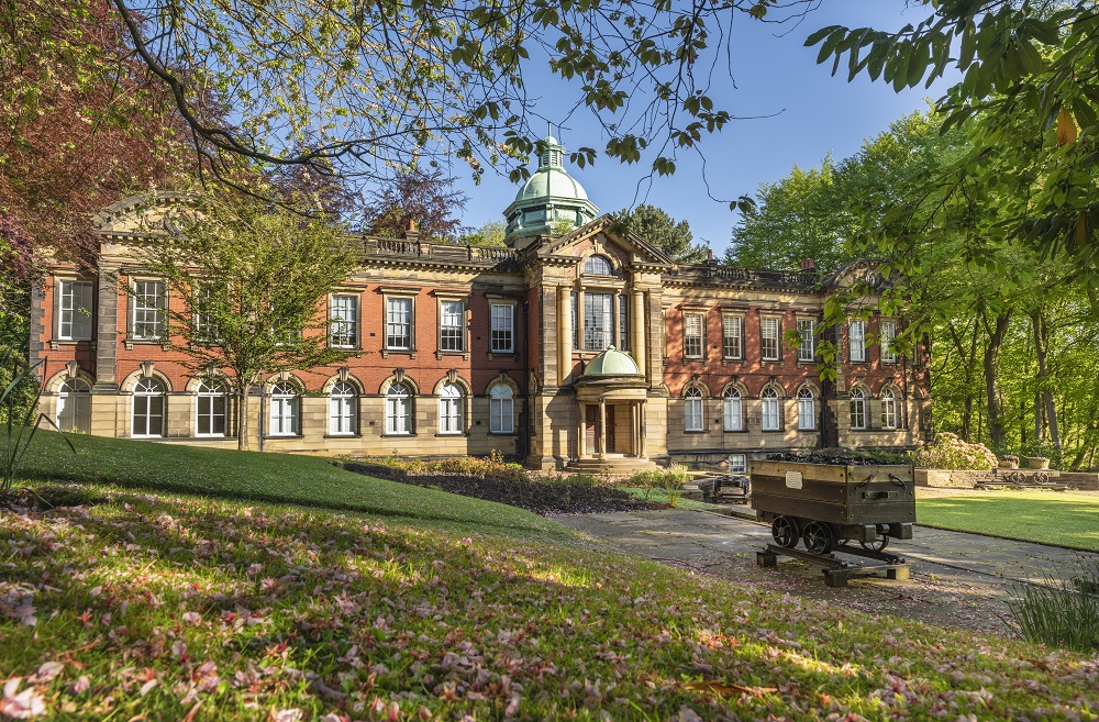 external shot of Redhills Durham Miners hall showing front of the building